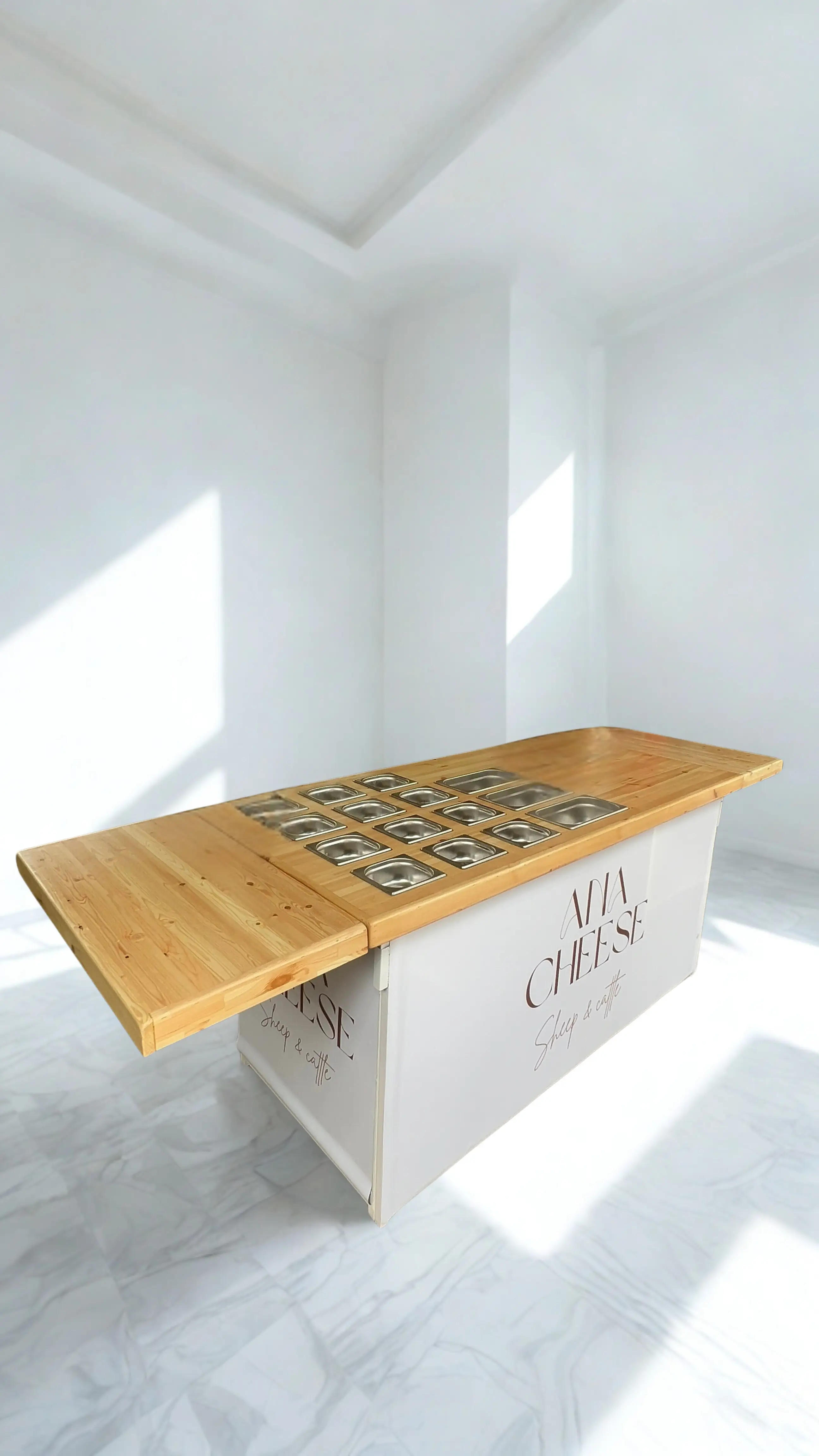 דוכן גבינות אנה - דוכן מתקפל להשכרה לירידי אוכל ואירועים