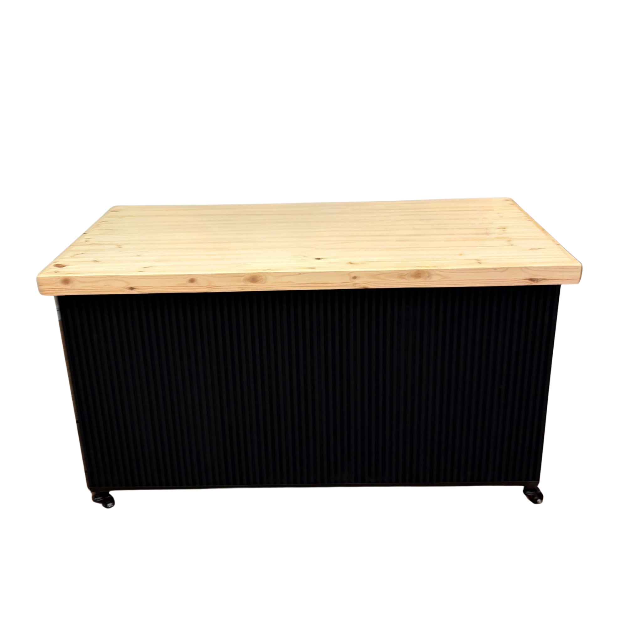 PolyGO - דוכן פולימר שחור דורש נגרר להשכרה לאירועים וירידים