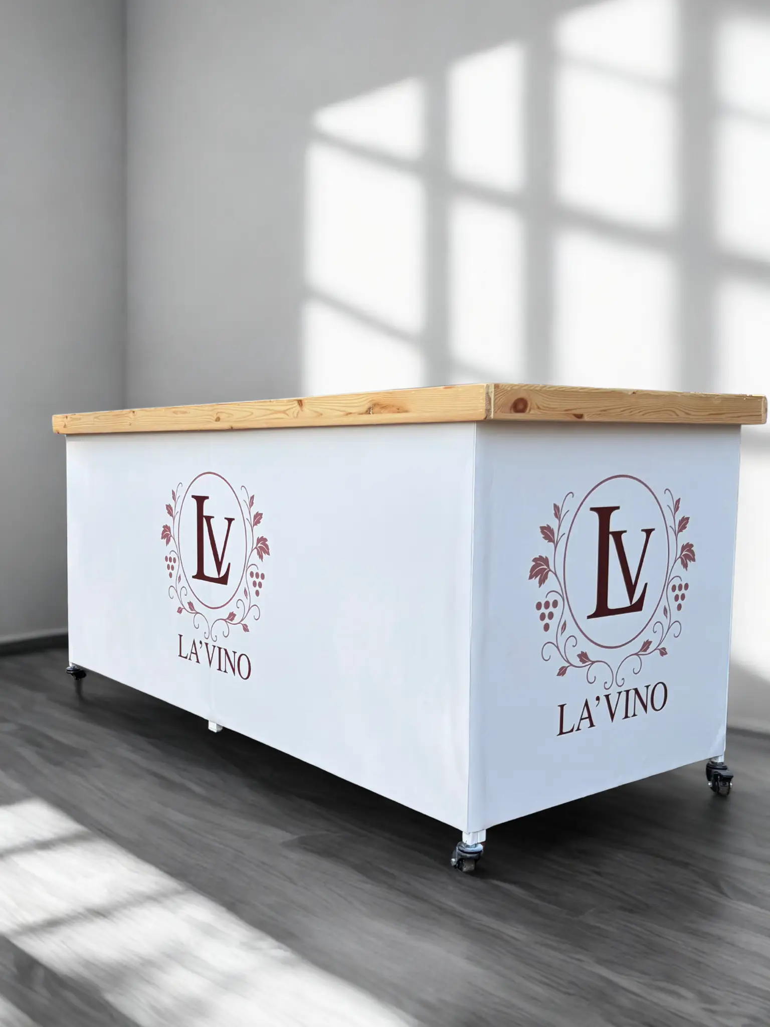 דוכן לוינו מתקפל - עמדת מכירה ניידת לתערוכות וירידים